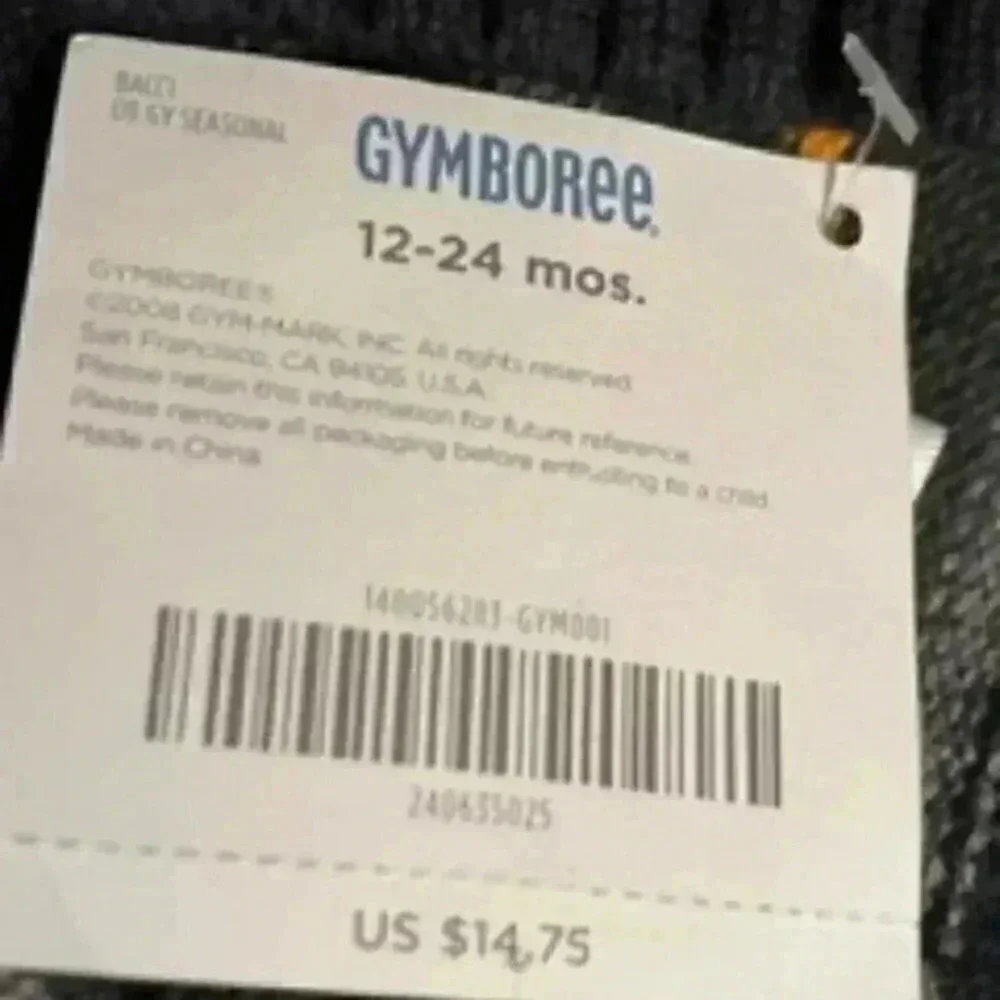 Gymboree Children’s Hats Beanies Lot Of 2 Striped Hats 12 To 24‎ Months NWT